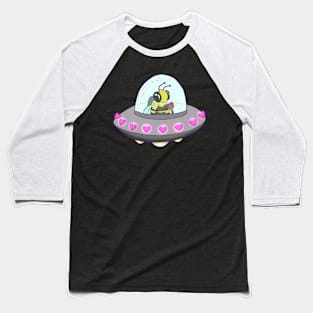 Bee UFO Baseball T-Shirt